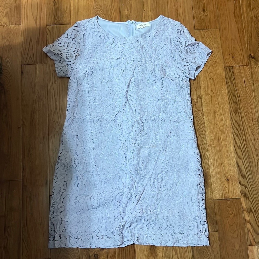 purple lace dress